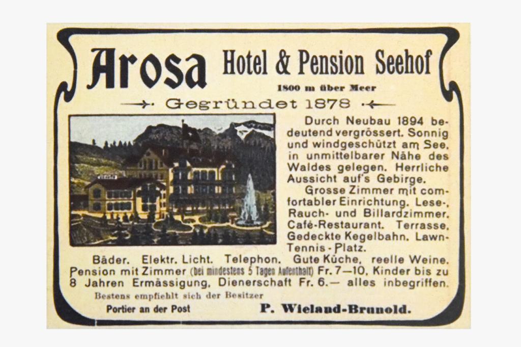 Hotel Seehof-Αρόζα Εξωτερικό φωτογραφία
